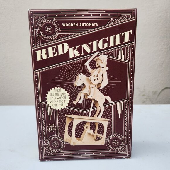 NEW Wooden Toy Knight Automatron Automata 3D Puzzle Engineering Machine STEM Gea - Picture 1 of 12